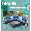 Garden Garden PE Rattan Outdoor Sofa Kết hợp